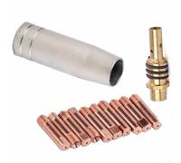 Kit d'outils de soudage complet de douze pointes MIG conçues pour s'adapter à différentes machines sans problème (1,2 mm)