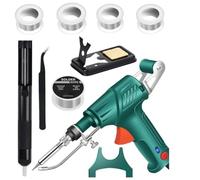 Kit d'outils de soudage industriel, fer à souder automatique multifonctionnel amélioré en 2025, rouille de soudure 3 en 1, contrôle thermique interne/externe (internal heat green)