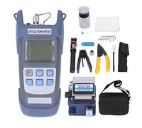 Kit D'outils de Terminaison de Fibre Optique, Kit D'outils de Fibre Optique FTTH 23 en 1 avec Wattmètre à Fibre Optique, Localisateur Visuel de Défauts de 10Km