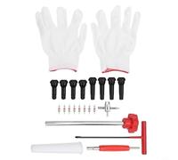 Kit d'outils de valve de pneu à changement rapide avec extracteur de tige de valve, extracteur de noyau et noyaux TR413/TR414, convient aux voitures, camions légers, motos, VTT, tondeuses à gazon