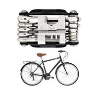 Kit d'outils de vélo démonte-pneus compact 16 en 1 | Accessoires de moto légers avec clé hexagonale, disjoncteur de chaîne multifonction pour voyage