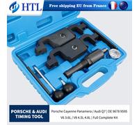 Kit d'outils de verrouillage calage moteur pour Porsche Cayenne Panamera V8 4,5L 4,8L V6 3,6L Audi Q7, outil alignement arbre à cames référence OE 9678 9595 9714 9683