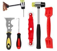 Kit d'outils de vitrage de fenêtre,Ensemble de retrait de cadre de fenêtre | Accessoires de montage 5 pièces pour la réparation de remplacement du kit, la tôle d'enlèvement de verre