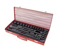 Kit d'outils de voiture - 24 pièces pour véhicule, clé professionnelle portable, équipement de réparation de pneus pour moto, camion, vélo, bateau, camping-car, construction en bord de route