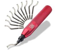 Kit d'outils d'ébavurage avec 11 lames HRC67 - BS1018 | Ébavurer les tuyaux de plomberie, les plastiques imprimés en 3D, l'art de la résine et le travail du métal