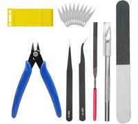 Kit d'Outils Débutant pour GUNPLA - Pince à Découper, Pincette, Couteau de Précision pour Modélisme - Outils Essentiels pour Construire des Modèles Bandai Gundam
