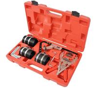 Kit d'outils d'entretien de segment de piston - vidaXL - 11 pièces - Acier - Universel - Noir