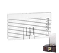 Kit d'outils d'étalonnage de plate-forme rotative : balance, règle de réglage de cartouche, règle acrylique réutilisable, accessoire de détection d'orientation en acrylique | Bloc d'alignement