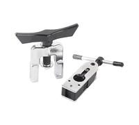 Kit d'outils d'évasement, accessoire de matériel d'extension de tube argenté en acier allié 2 pièces pour climatiseurs et réfrigérateurs