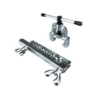Kit d'outils d'évasement de conduites de frein à 45 degrés avec extenseur de tubes en cuivre et adaptateurs for alésa de tuyaux Pour tube en cuivre souple(Inch)