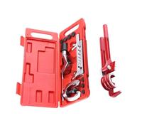 Kit d'outils d'évasement de tuyau de frein avec outil hydraulique, cintreuse de tuyau, colliers de serrage et isolation pour tuyaux d'eau - Kit de réparation automobile essentiel