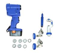 Kit D'outils D'évasement Électrique Sans Fil Avec Grattoir, Coupe-tube, Batterie De Rechange, Barre En Acier éClatement Rapide Et PréCis