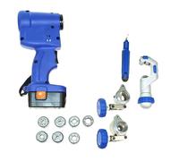 Kit D'outils D'évasement Électrique Sans Fil Avec Grattoir, Coupe-tube, Batterie De Rechange, Barre En Acier éClatement Rapide Et PréCis