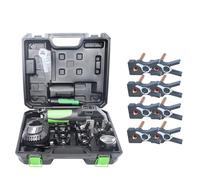 Kit D'outils D'évasement Électrique Sans Fil, Outil D'évasement de Tube en Cuivre avec 8 Pinces Évasées, Extenseur D'évasement de Tube Excentrique À 45 °, pour Tubes en Laiton Et Cuivre Souple