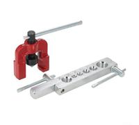 Kit d'outils d'évasement pour conduites de frein avec 6 matrices, ensemble d'évasement de tubes en laiton à 45 degrés pour automobile, CVC, réparation de tuyaux en cuivre et en acier, tailles