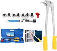 Kit d'outils d'extension de tube, contient 7 têtes, convient pour les tubes de 10-28 mm, pince à sertir manuelle