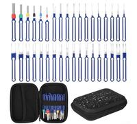 Kit d'outils d'extraction de bornes en acier inoxydable 36 pièces avec poignées ergonomiques à joint torique pour des opérations précises et contrôlées d'amortissement des broches