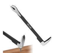 Kit d'outils d'extraction de clous en pièces - Robuste et mini - Pour le remodelage à la maison et le travail du bois - Avec poignée - Extracteur d'ongles - Pattes de chat - Barre de levier