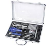 Mannesmann Jeu d'outils d'horloger M11760 Coffret aluminium Argenté
