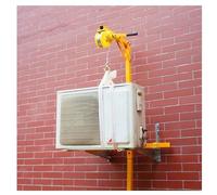 Kit d'outils d'installation de climatisation 3HP avec support de montage et treuil manuel avec mécanisme autobloquant pour démontage d'unité extérieure (treuil de câble de 10 m)