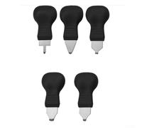 Kit d'outils d'ouverture de boîtier de montre, 5 clés de réparation pour horlogers et remplacement de batterie (marron)