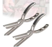 Kit d'outils en Acier Inoxydable pour Retirer Les membranes des côtes, Design Ergonomique pour Un Retrait Facile des membranes, Outils de préparation pour Barbecue (2)
