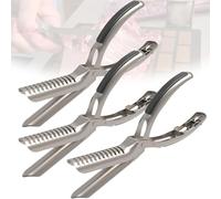 Kit d'outils en Acier Inoxydable pour Retirer Les membranes des côtes, Design Ergonomique pour Un Retrait Facile des membranes, Outils de préparation pour Barbecue (3)