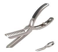 Kit d'outils en Acier Inoxydable pour Retirer Les membranes des côtes, l'outil Ultime pour la préparation des côtes, pour Les Amateurs de Barbecue (1 Pcs)