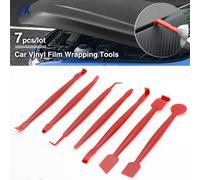 Kit D'outils En Fiber De Carbone, Film Vinylique Pour Vitres De Voiture, Autocollants En Fiber De Carbone, Racloir À Coins Pour Ford, Hyundai, Vw, Toyota, 7x "Nipseyteko