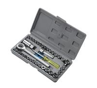 kit d'outils Ensemble de 40 pièces boîte à outils jeu douilles d'outils combinés automobiles, sac combiné