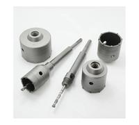 Kit d'outils for scie cloche murale de 30 à 160 mm avec tige de connexion(530mm - Round rod,Hole Diamete 95mm)
