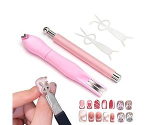 Kit D'outils Magnétiques Pour Ongles Accessoire Pour Manucure | Stylo Magnétique Pour Vernis Gel Pour Copine, Épouse, Amie, Sœur, Fille, Adolescents, Collègues Et Pour Domestique