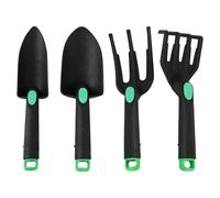 Kit D'outils Manuels De Jardin 4 Pièces - Ensemble De Plantation Robuste avec Poignée Ergonomique Antidérapante, Ameublissement Durable du Sol, Creuser, Désherbage pour Une Utilisation en Extérieur |