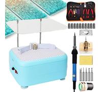 Kit d'outils Mini broyeur Verre Portable avec Bouclier, broyeur vitraux, poinçonnage et meulage/Fer à souder électrique/Outil Soudure/Pince à Verre
