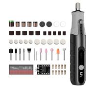 Kit d'outils multifonctions électriques 4,2 V, 5000-25000 tr/min, 5 vitesses, mini outil rotatif, affichage numérique, appareil de gravure, mini meuleuse pour percer, graver, polir, meuler, dérouiller