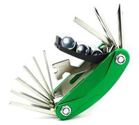 Kit d'outils Multifonctions pour réparation de Mot pour Peugeot Metropolis 2013-2026, Moto CNC Accessoires en Aluminium Outil De Réparation Tournevis,E/Green