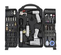 Kit d'outils pneumatiques - vidaXL - 70 pcs - Acier - Plastique - Visser