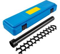 Kit d'outils pour barres d'accouplement 13 pièces 1/2 pouce - Extracteur de barres d'accouplement - Accessoires pour automobiles avec adaptateur en pied de coq - Cliquet - Acier - Mallette portable