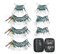 Kit D'outils Pour Bornes - Acier Inoxydable ABS 14x10x3,5 Cm | Kit De Connecteur Électrique | Outils De Suppression Des Broches | Ensemble D'outils De Dégagement De Terminal De Câblage Automatique, Po