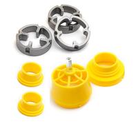 Kit d'outils pour couper et fabriquer des filetages de tuyaux | Kit de coupe de tuyau réutilisable - Pour installations, réparation, construction, entretien, industrie, maison résidentielle