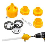 Kit d'outils pour couper et fabriquer des filetages de tuyaux | Kit de coupe de tuyau réutilisable - Pour installations, réparation, construction, entretien, industrie, maison résidentielle