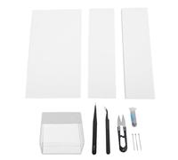 Kit d'outils pour échantillons de Papillons, boîte de présentation, 8 Feuilles de Papier, Presse en Mousse EVA, 100 épingles Papillon en Acier Inoxydable