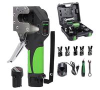 Kit d'outils pour extenseur de tuyau électrique - Outil d'évasement sans fil avec évasement excentrique pour tubes, comprend des pinces et 5 mandrins pour applications 1/4 à 3/4