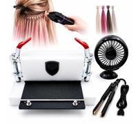 Kit D'outils Pour Extensions Capillaires Avec Ventilateur Intégré | Appareil De Fixation À Plaques Plates, Conception Robuste, Idéal Pour Les Salons De Coiffure, Température Réglable