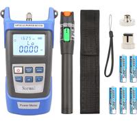 Kit d'outils pour fibre optique, wattmètre optique + crayon rouge à fibre optique de 30 mW, livré avec batterie