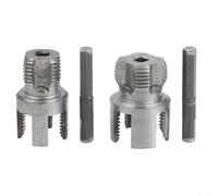 Kit d'outils pour filetage interne externe et extracteur de tuyaux cassés pour une réparation efficace et une préparation du filetage sur tuyaux en plastique et en métal (2)