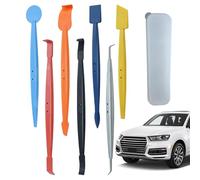 Kit d'outils pour film de verre de voiture, 7 pièces pour usage manuel, kit avec spatule pour application de film de verre | Pour les professionnels, les femmes, les hommes, les conducteurs