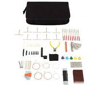 Kit d'outils pour guitare, goupille de chevalet, écrou de selle, ensemble de règles de rayon, accessoire de guitare pour réparation d'entretien, outil Luthier avec écarteur de