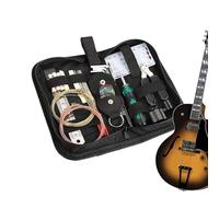 Kit D'Outils Pour Guitare | Nettoyage De Cordes | Outils de Réglage pour Instruments à Cordes,Destiné Aux Joueurs D'Instruments De Musique, Luthier, Basse, Ukulélé Et Banjo