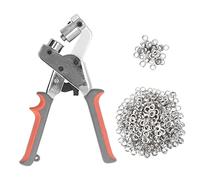 Kit d'outils pour œillets 10 mm, 550 ensembles de presse à boutons à œillets robustes, pinces à main, outil de poinçonnage pour bannières en PVC, bâches, sacs et boîtes de